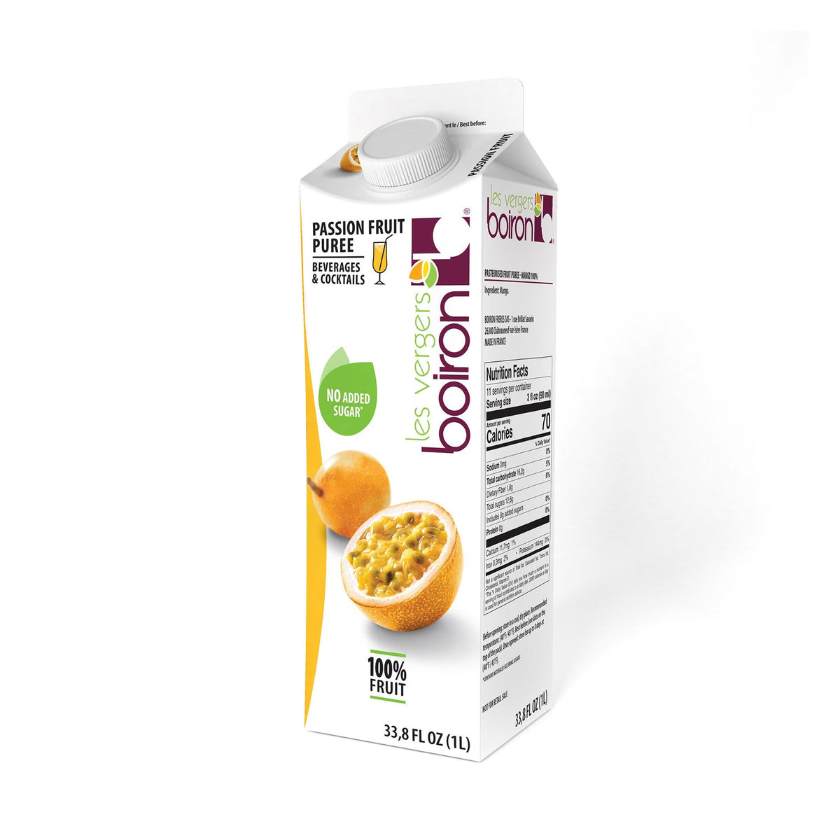 BOIRON Shelf Stable Fruit Puree, Passion Fruit