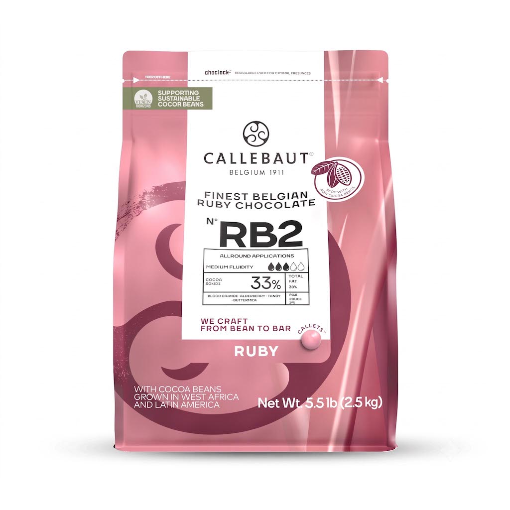 CALLEBAUT RB2 – Ruby Chocolate Couverture