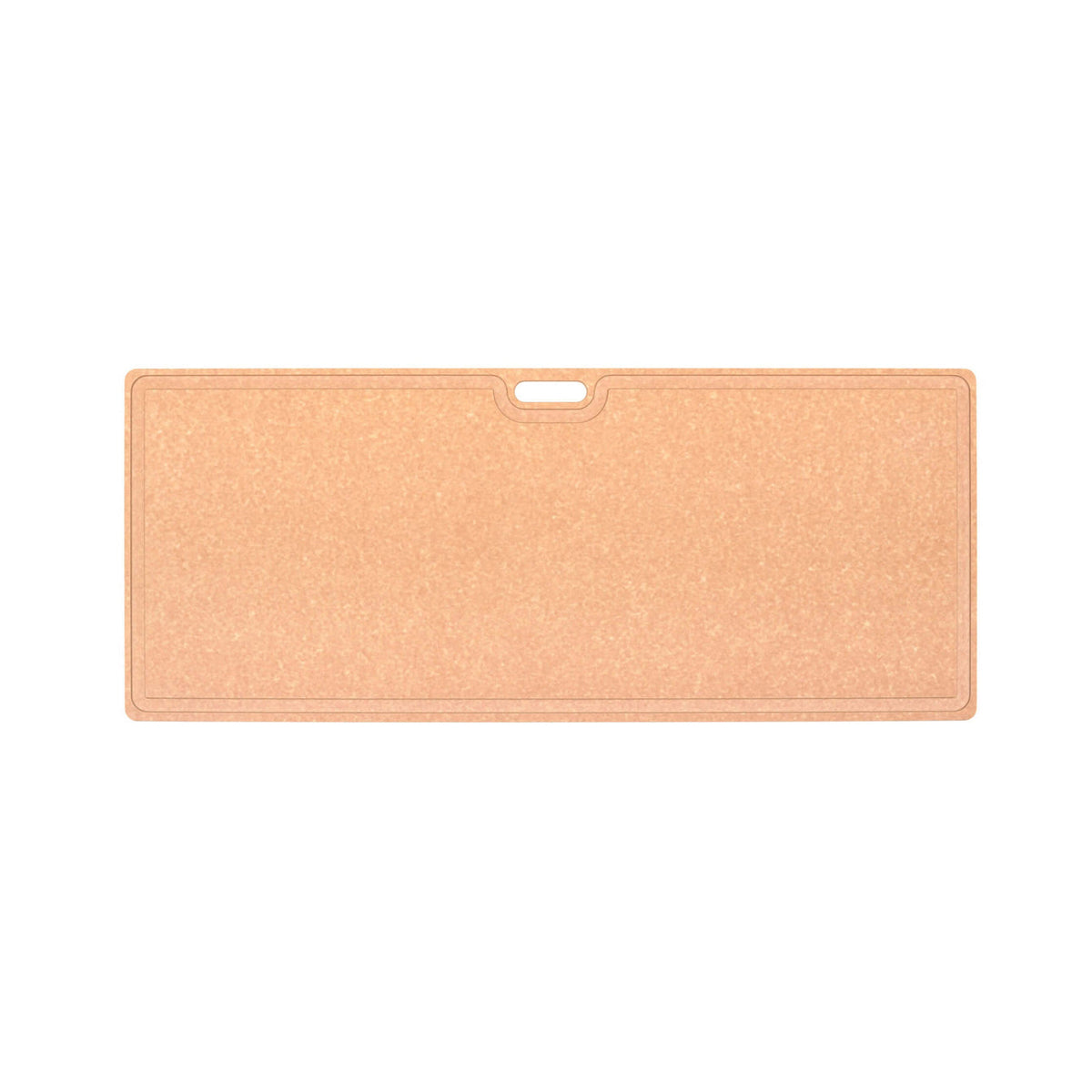 Rectangular Epicurean cutting board on a white background