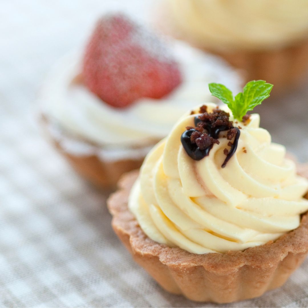 Fluted Aluminum Tartlet / Egg Tart Mold, Large (8.25 cm)
