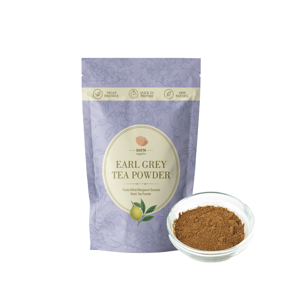 Premium Earl Grey Tea Powder by Gusta Supplies