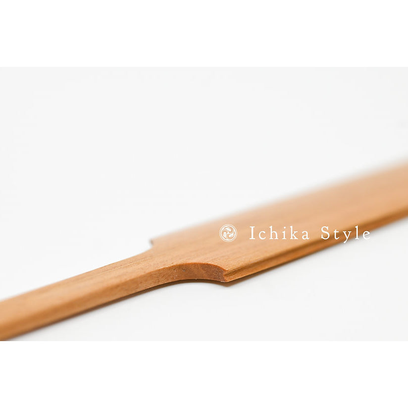 KADO ICHIKA Premium Sakura Wood Ichimonji, Flat Head Stick ⼀⽂字ベラ