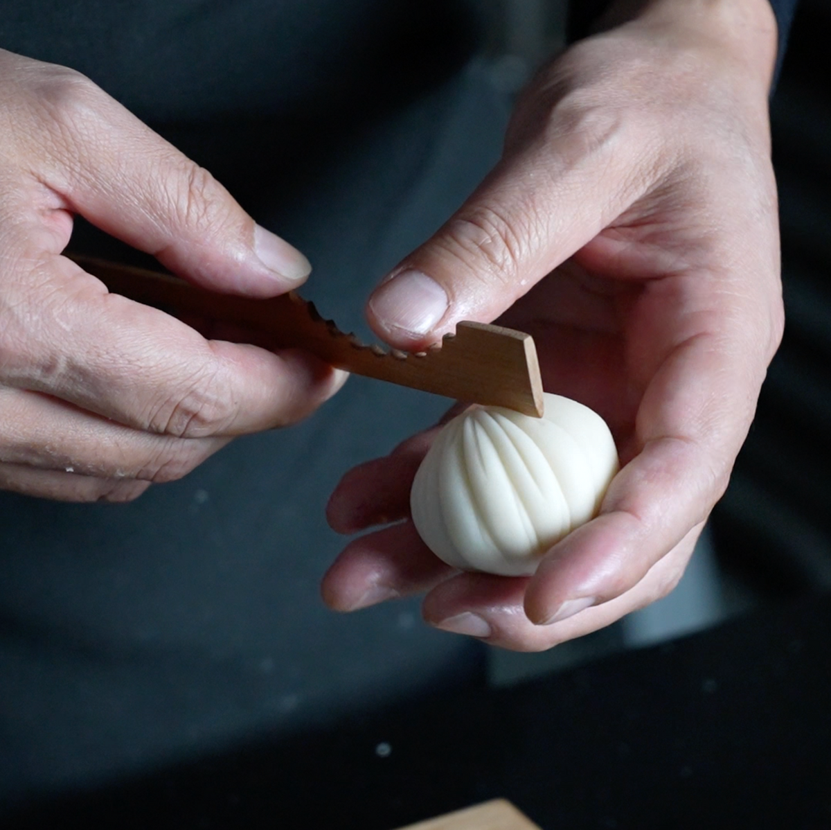 KADO ICHIKA Walnut Contour Blade Stick 新形ヘラ鯉