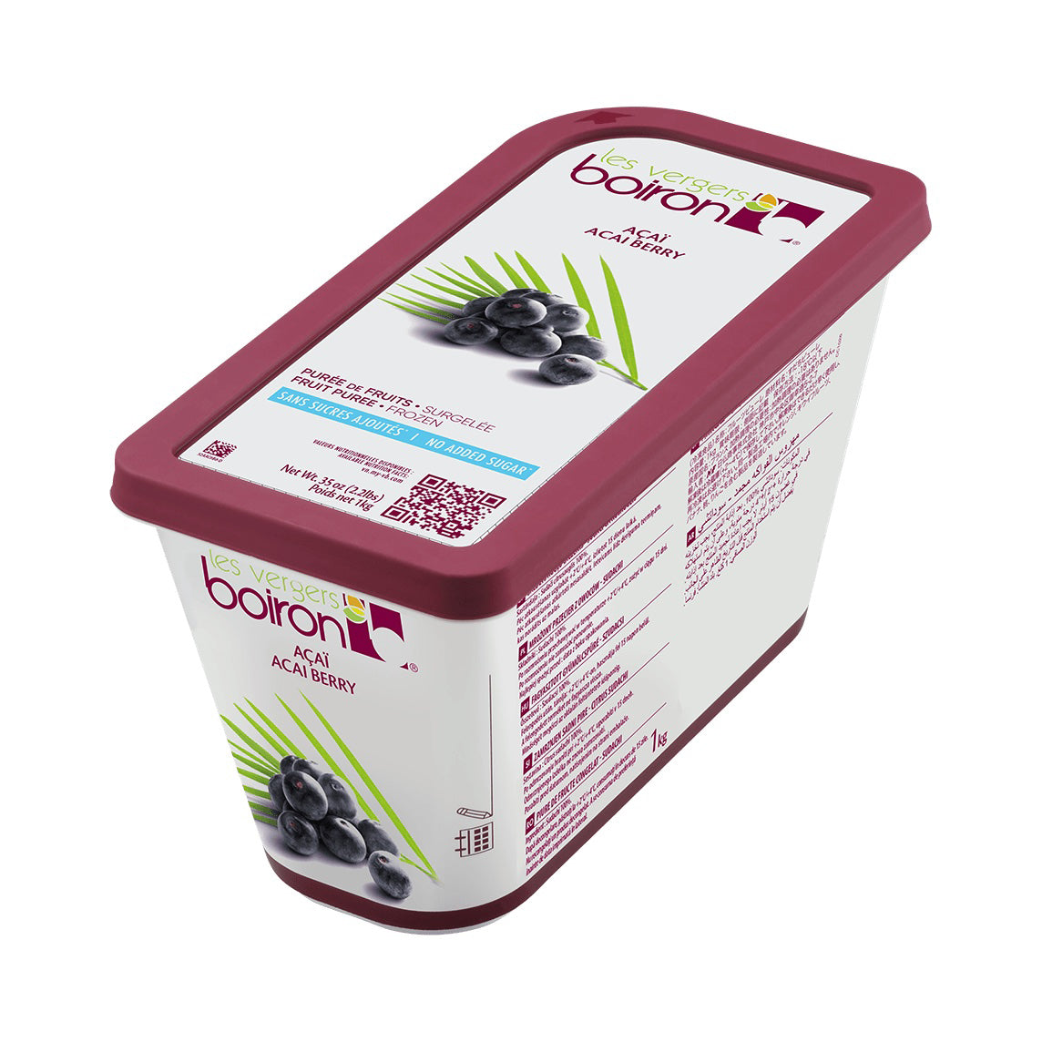 LES VERGERS BOIRON Frozen Fruit Puree – Açaí Berry
