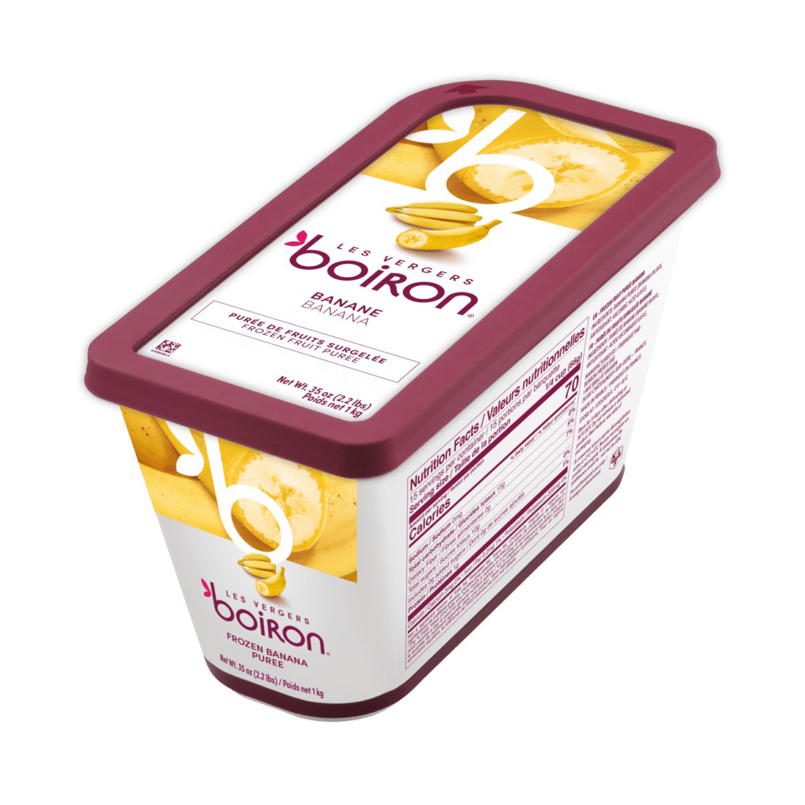LES VERGERS BOIRON Frozen Fruit Puree – Banana