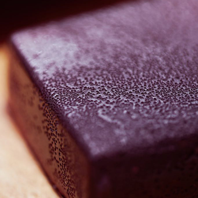 Close-up of a textured purple surface