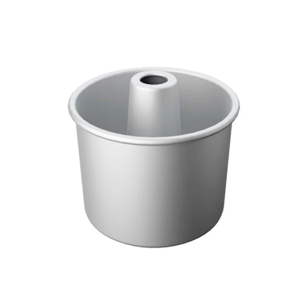 4 inch Sanneng chiffon and angel cake pan with removable bottom on a white background SN5213