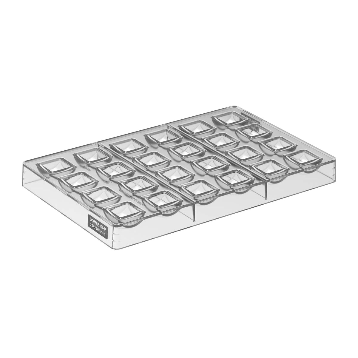 SILIKOMART Domus P Tritan Chocolate Mould, Praline 52.957.86.0065