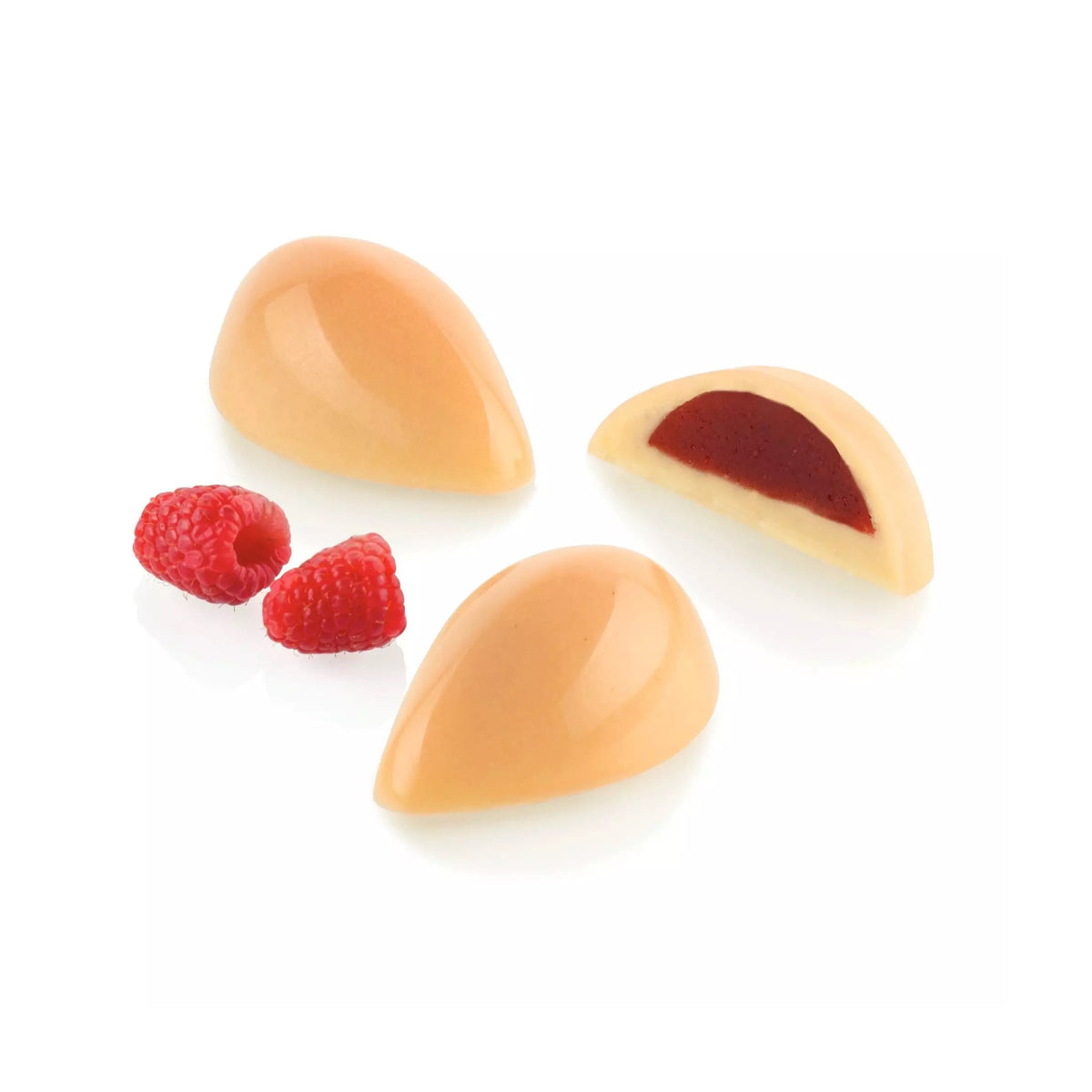 SILIKOMART Quenelle 01 Tritan Chocolate Mould Kit, Bonbon 52.938.86.0065