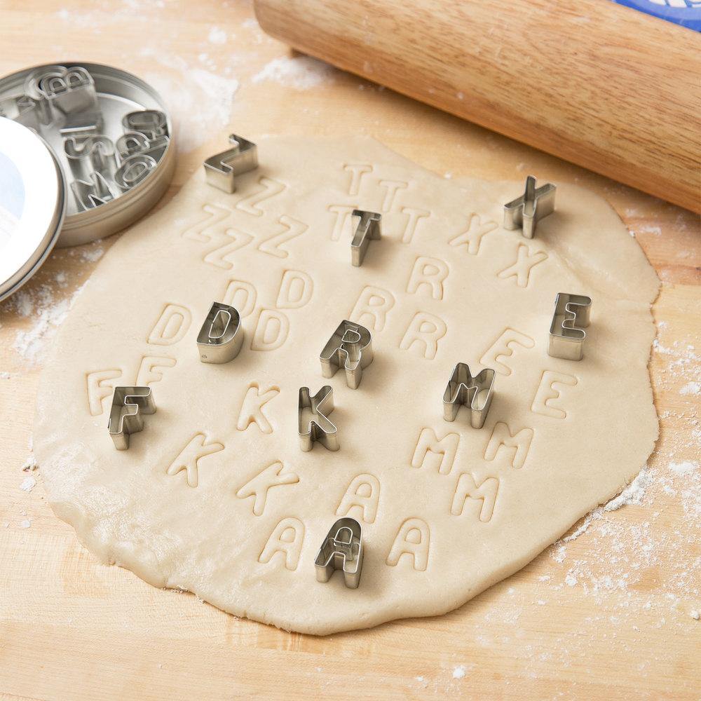 ATECO Tin Alphabet Cutters (set of 26)
