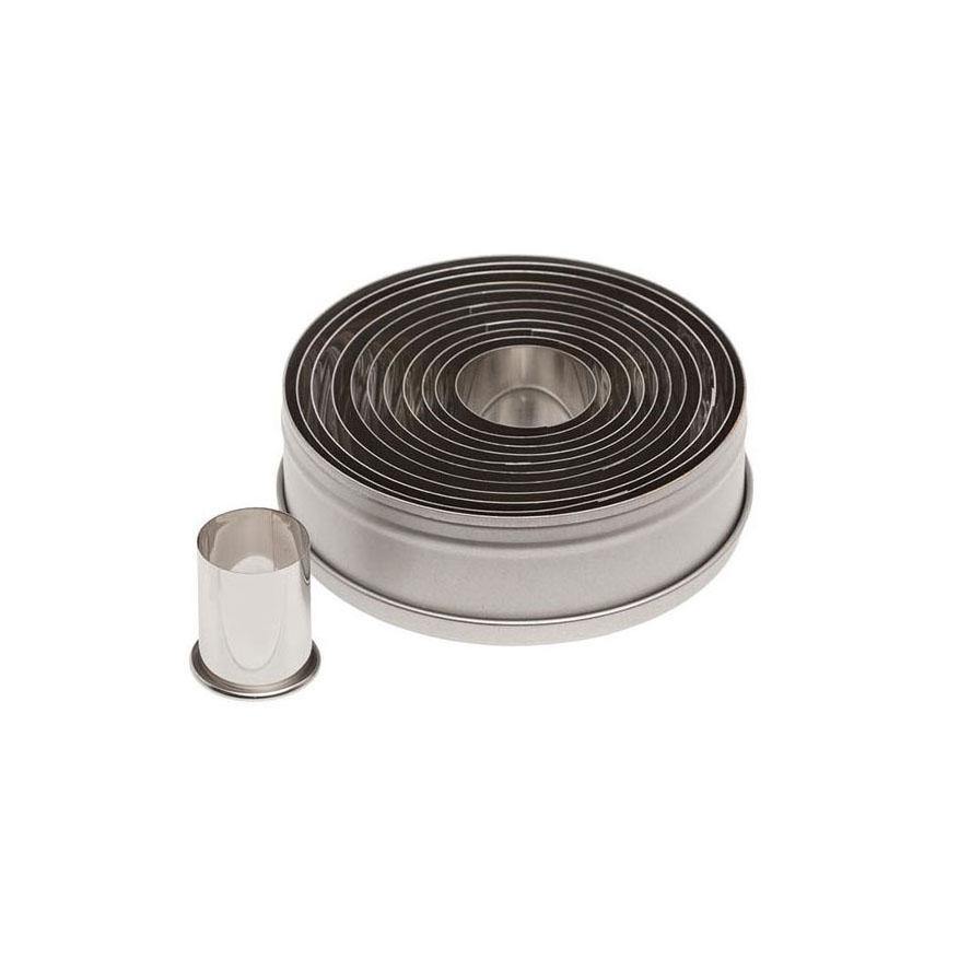 ATECO S/S Round Cutters (set of 11)