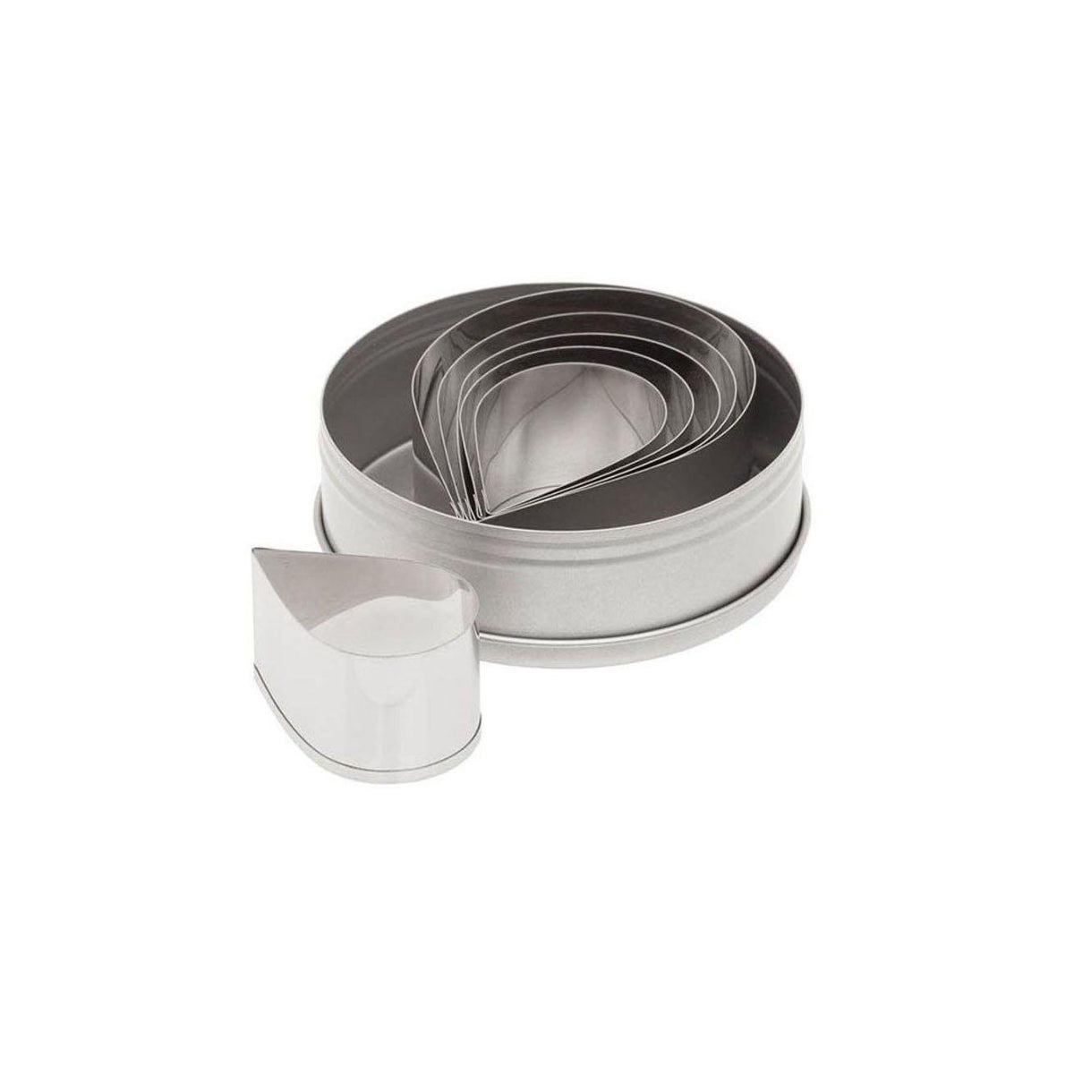 ATECO S/S Tear Drop Cutters (set of 6)