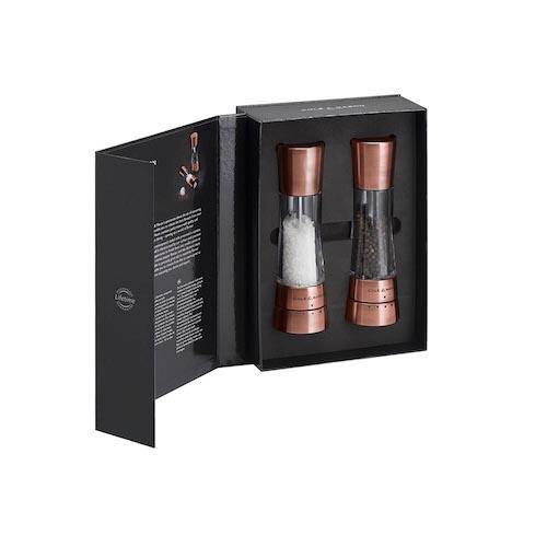 COLE & MASON Derwent Copper Salt & Pepper Mill Gift Set - Gusta Supplies