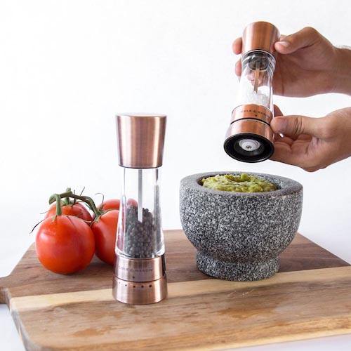 COLE & MASON Derwent Copper Salt & Pepper Mill Gift Set
