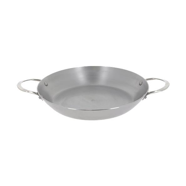 DE BUYER Mineral B Paella Pan with 2 Riveted S/S Handles