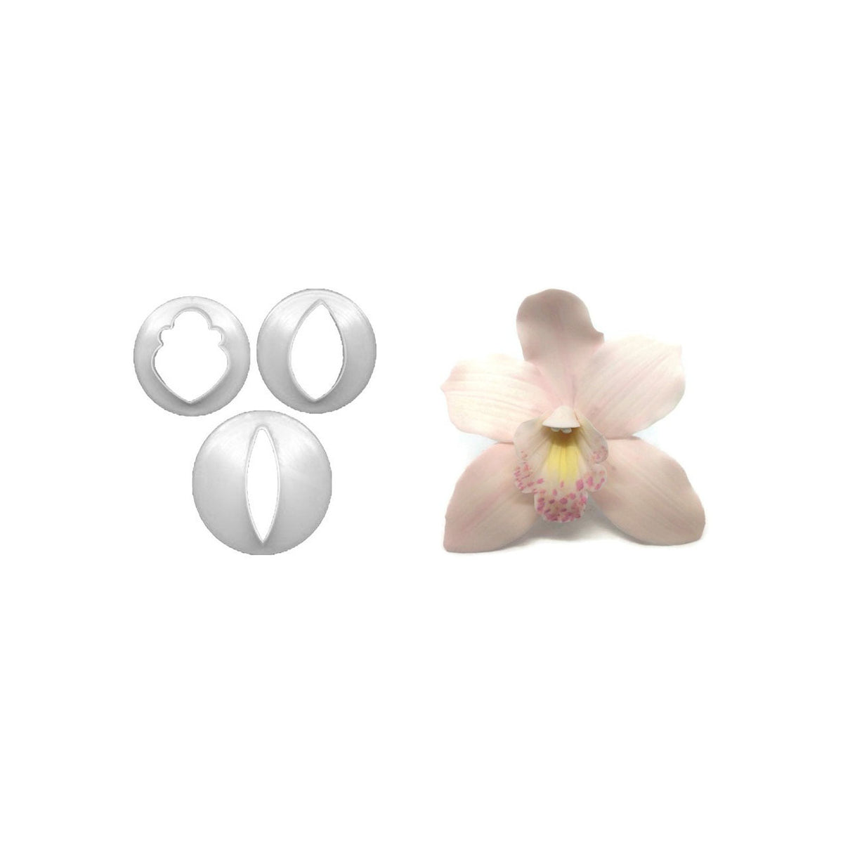 FMM SUGARCRAFT Cymbidium Orchid Cutters (set of 3)