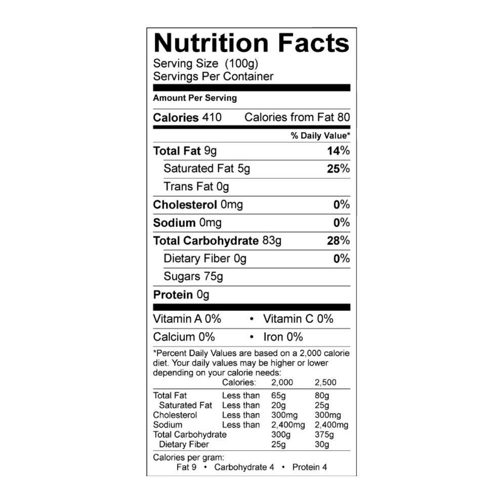 Gusta Supplies Trans-fat Free, Non-Melting Powdered Snow Sugar - Gusta Supplies