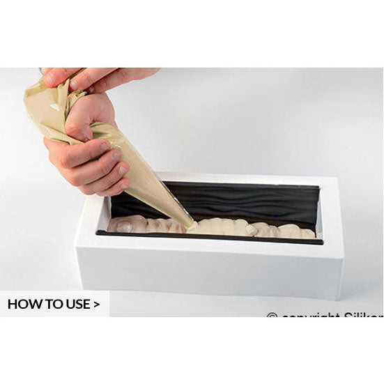 SILIKOMART Wood 1300 Buche Cake Silicone Mould Set