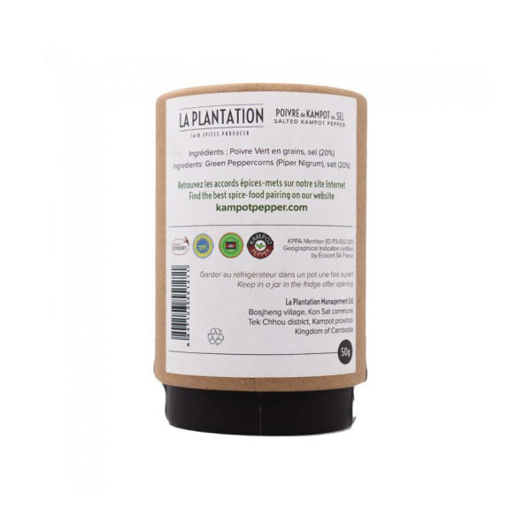 LA PLANTATION Organic Salted Kampot Pepper