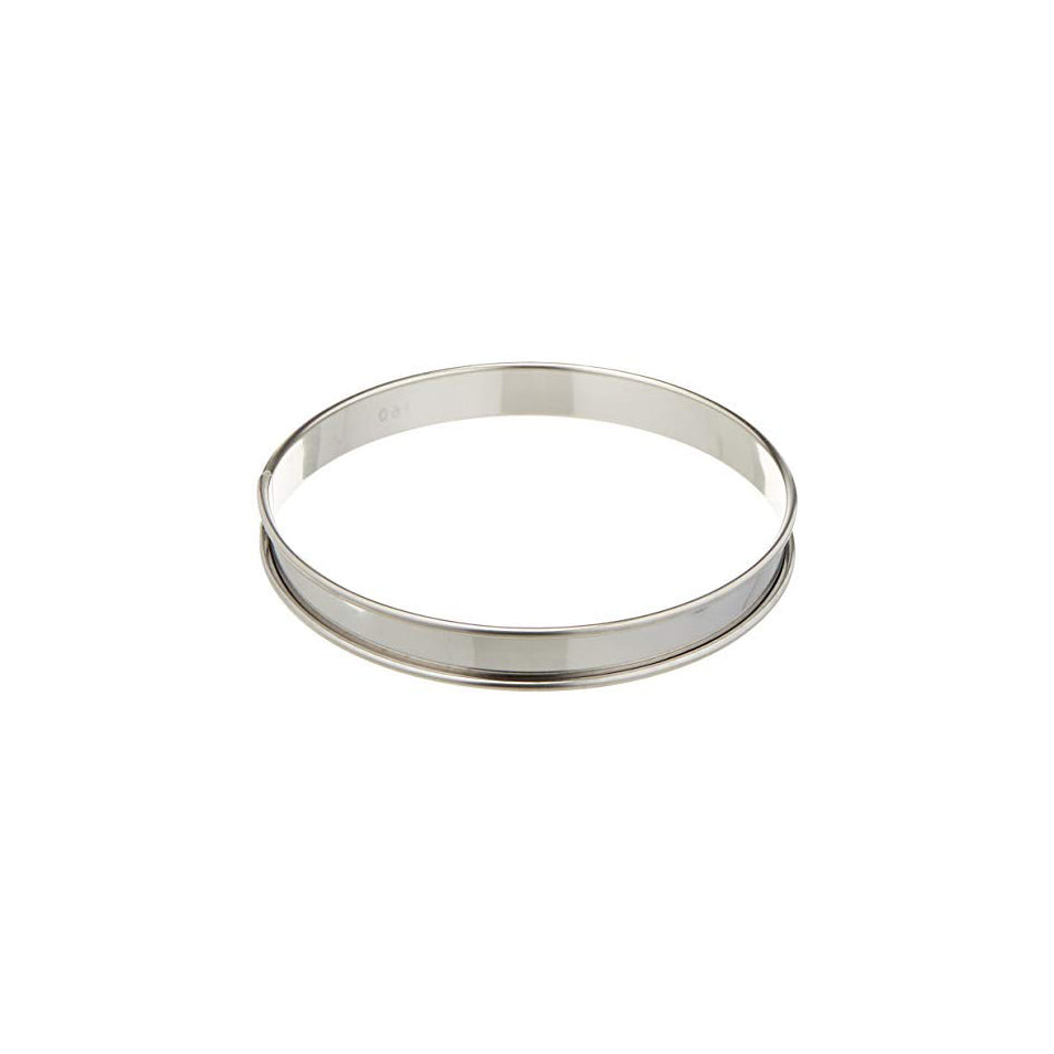 MATFER S/S Tart Ring with Rolled Edges, 6 1/4"