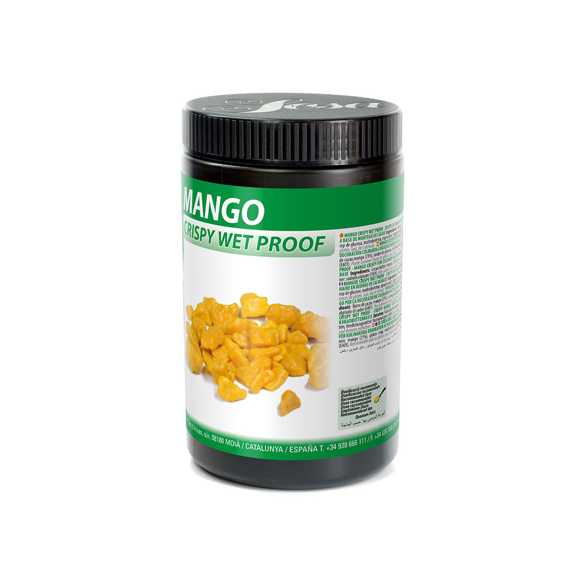 SOSA Wet Proof Freeze Dried Mango Crispy, 400g