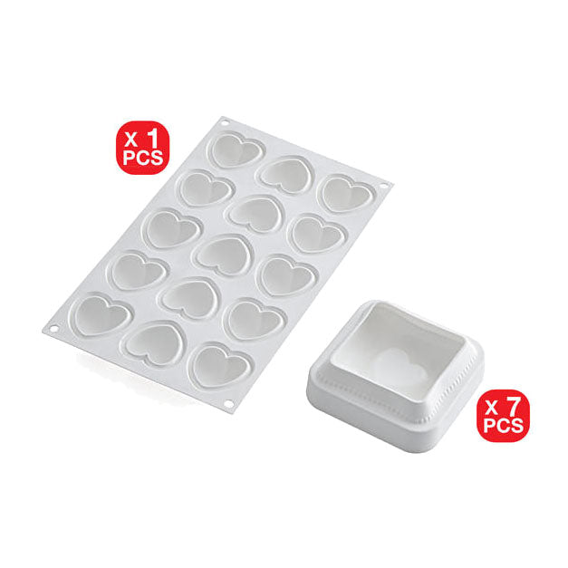 SILIKOMART Ti Voglio Bene 270 (Set of 8 Silicone Moulds)