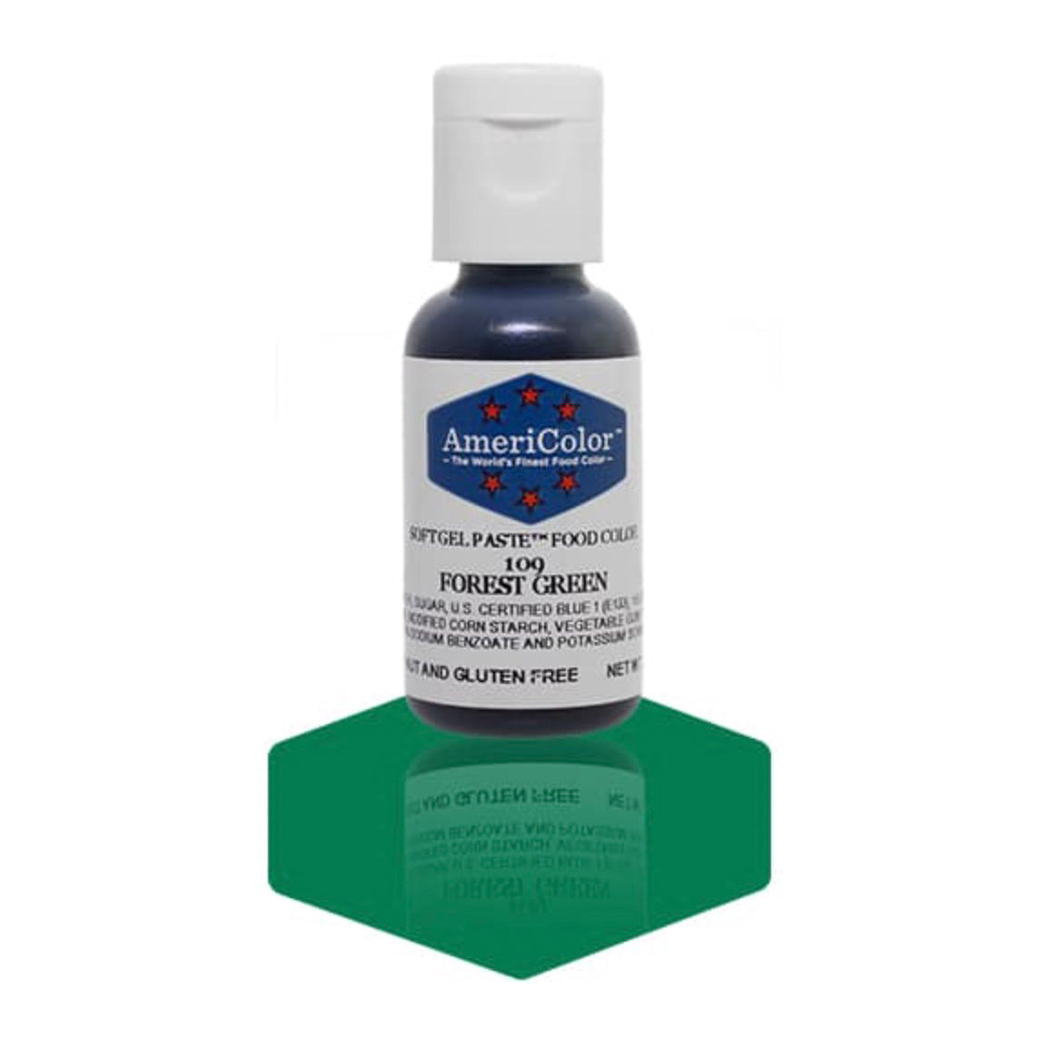 AMERICOLOR Forest Green, Soft Gel Paste Food Colours, 0.75oz