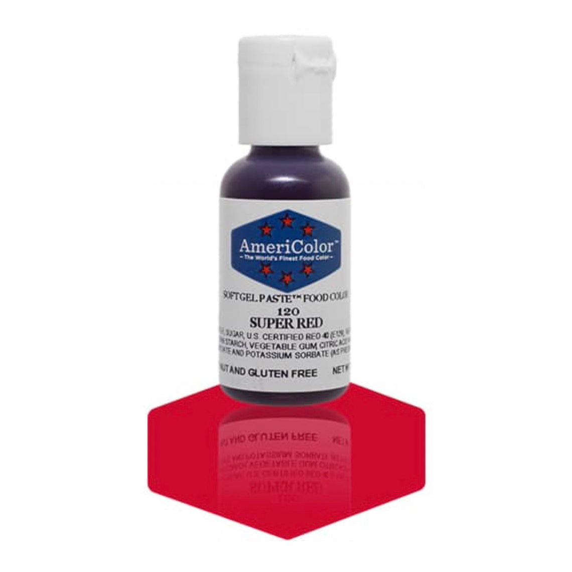 AMERICOLOR Super Red, Soft Gel Paste Food Colours, 0.75oz