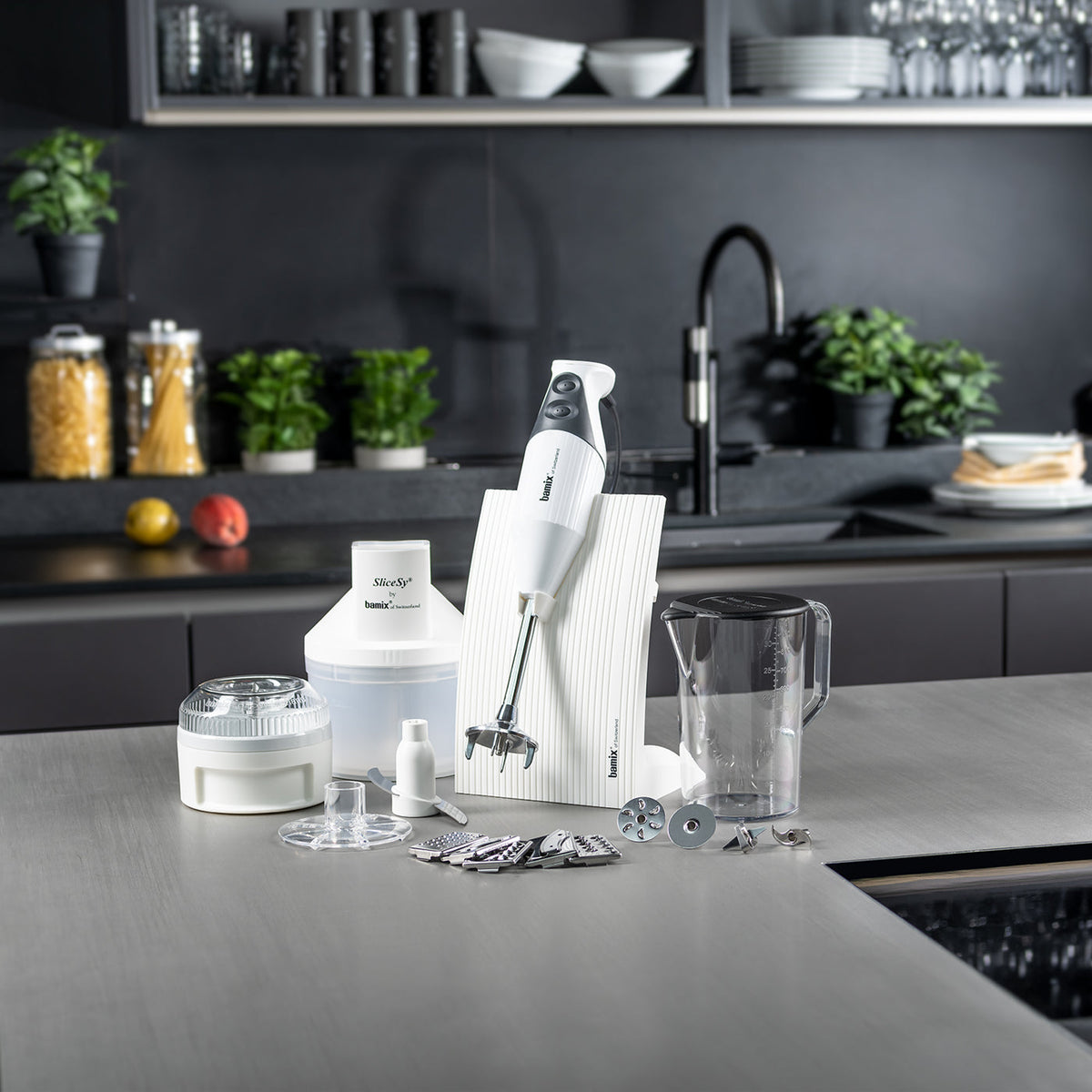BAMIX Superbox 200W Complete Immersion Hand Blender Set