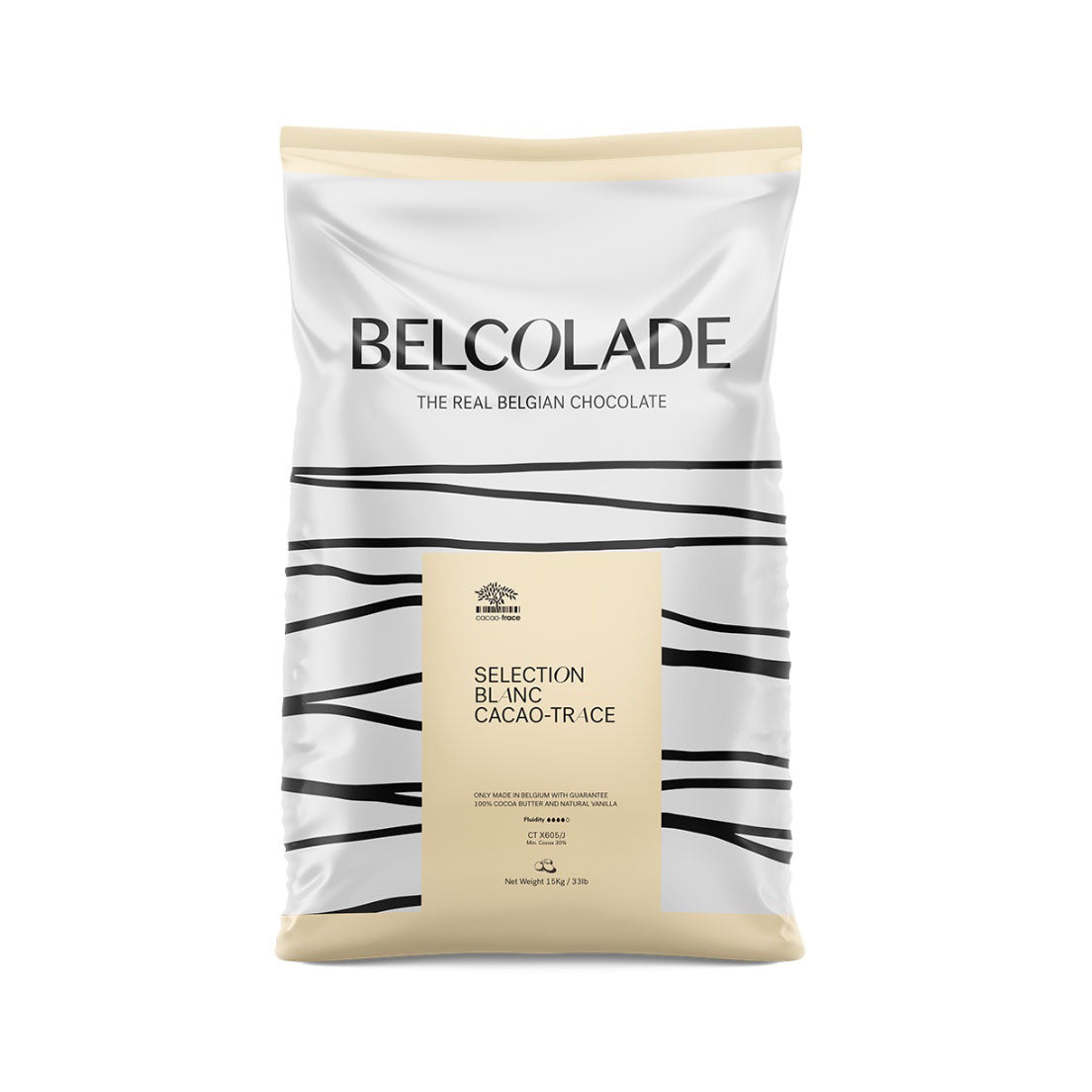 BELCOLADE Selection Blanc 30%, White Chocolate Couverture