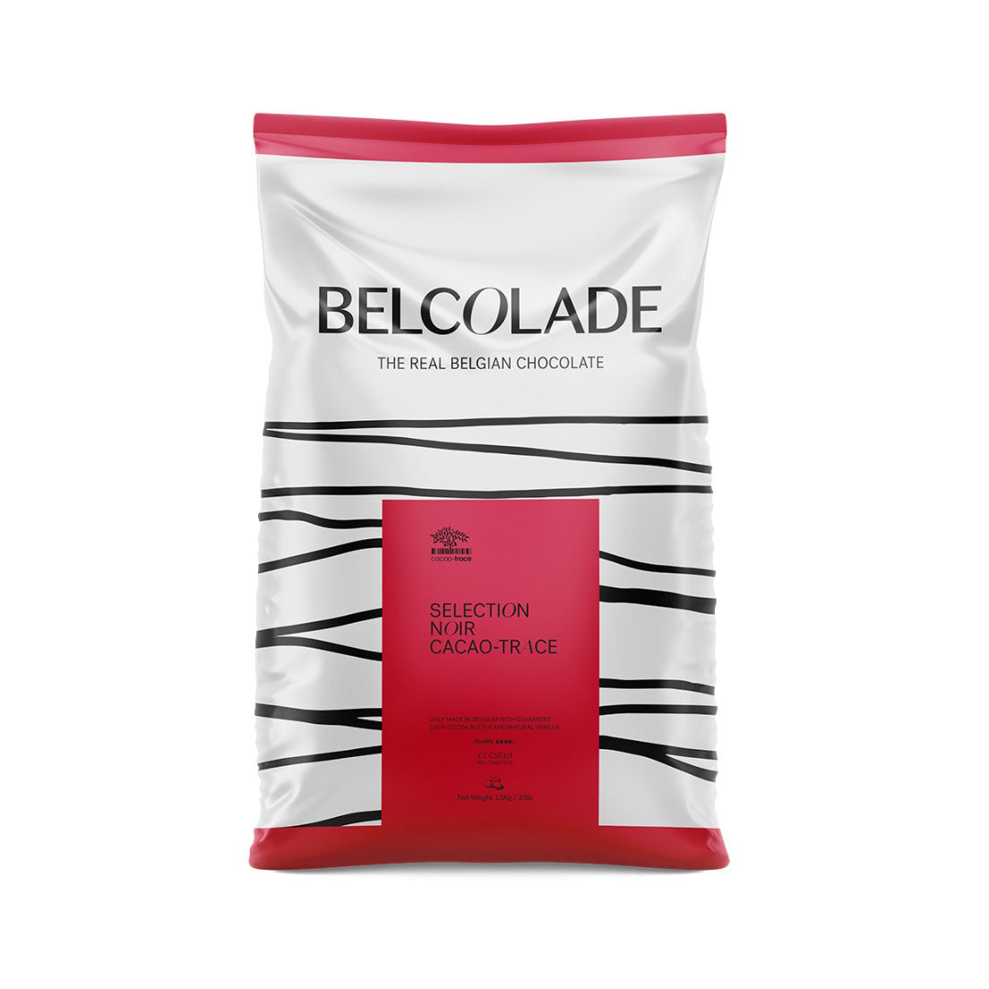 BELCOLADE Selection Noir 55%, Dark Chocolate Couverture