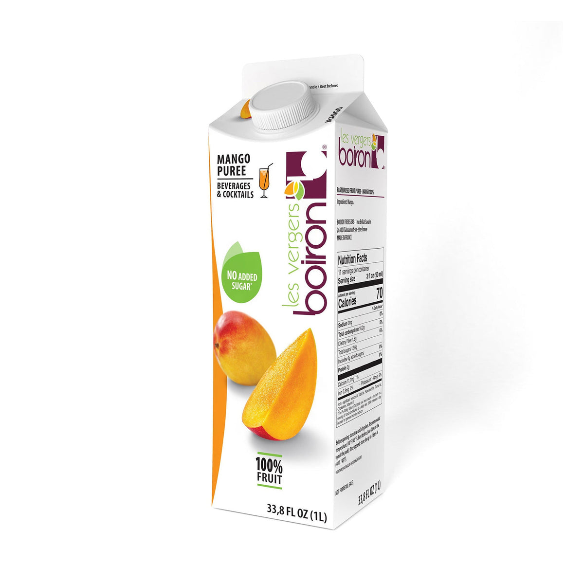 BOIRON Shelf Stable Fruit Puree, Mango