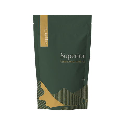 COPPER TEA Superior Ceremonial Matcha, Powdered Green Tea