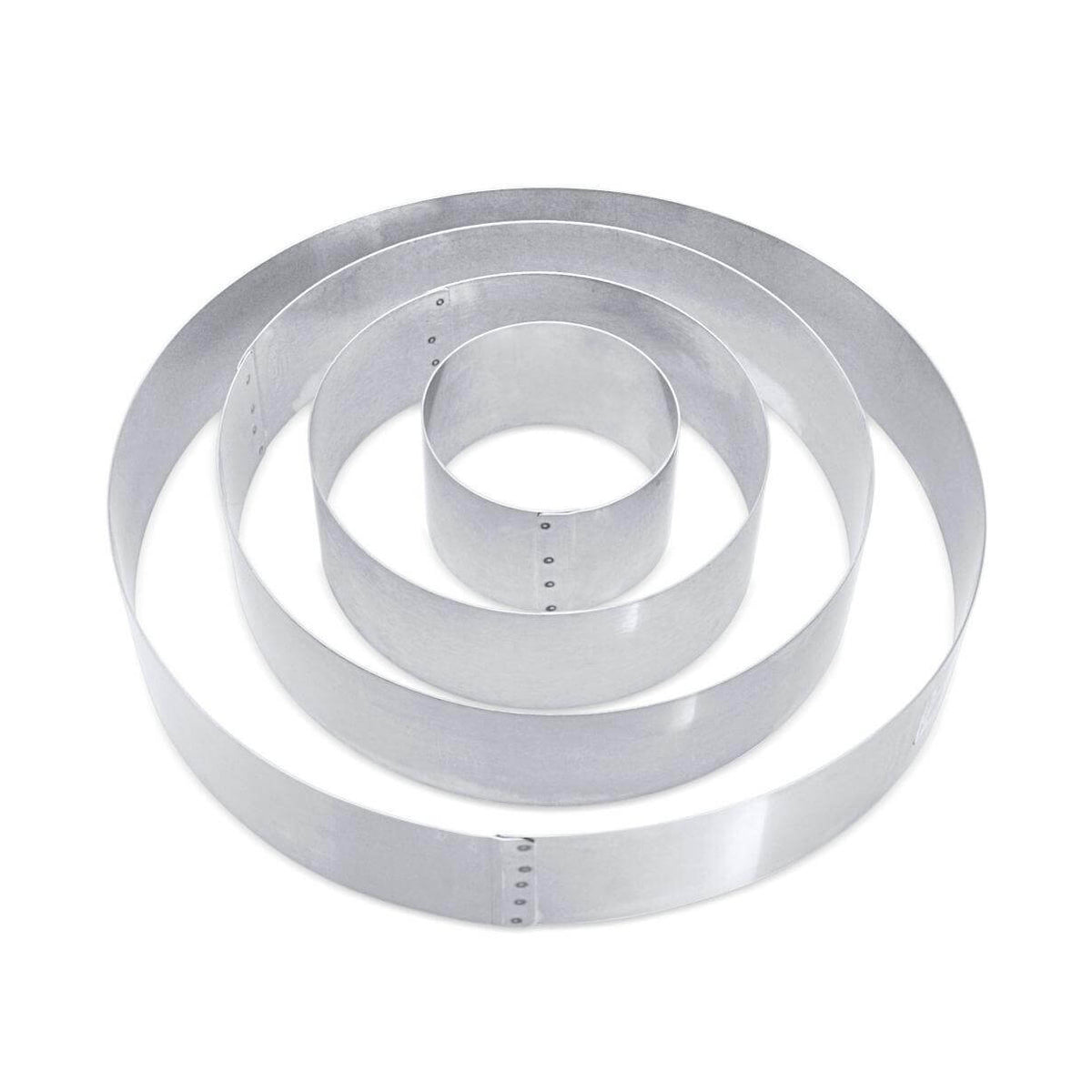 CROWN S/S Cake Ring, 6"/15cm