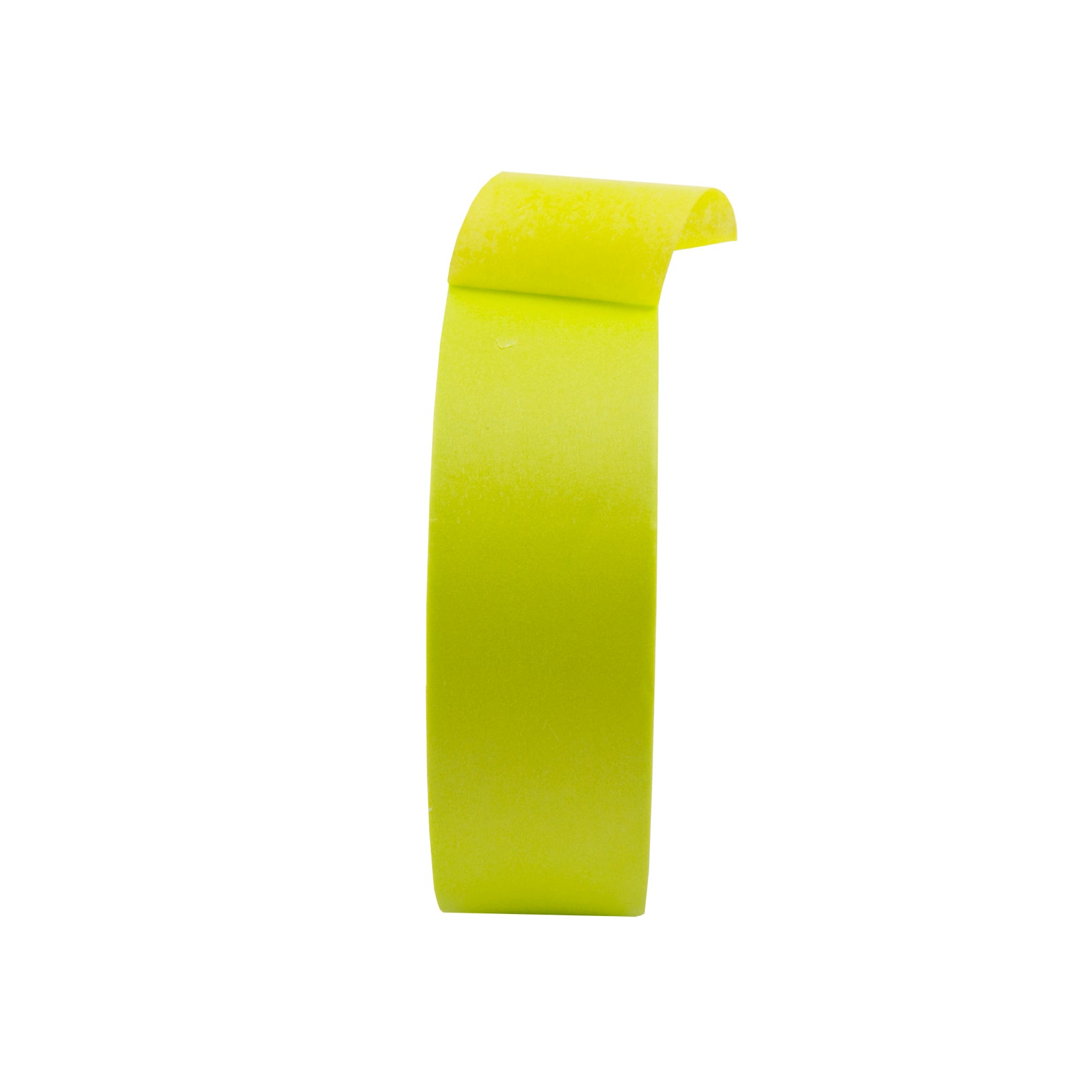 green tape on a white background