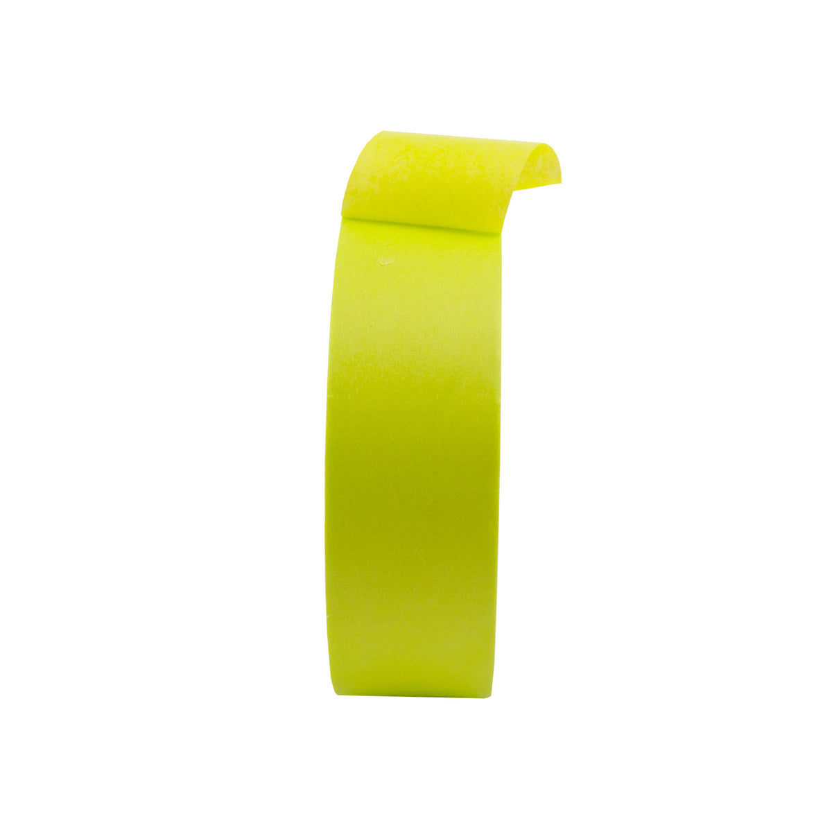 green tape on a white background