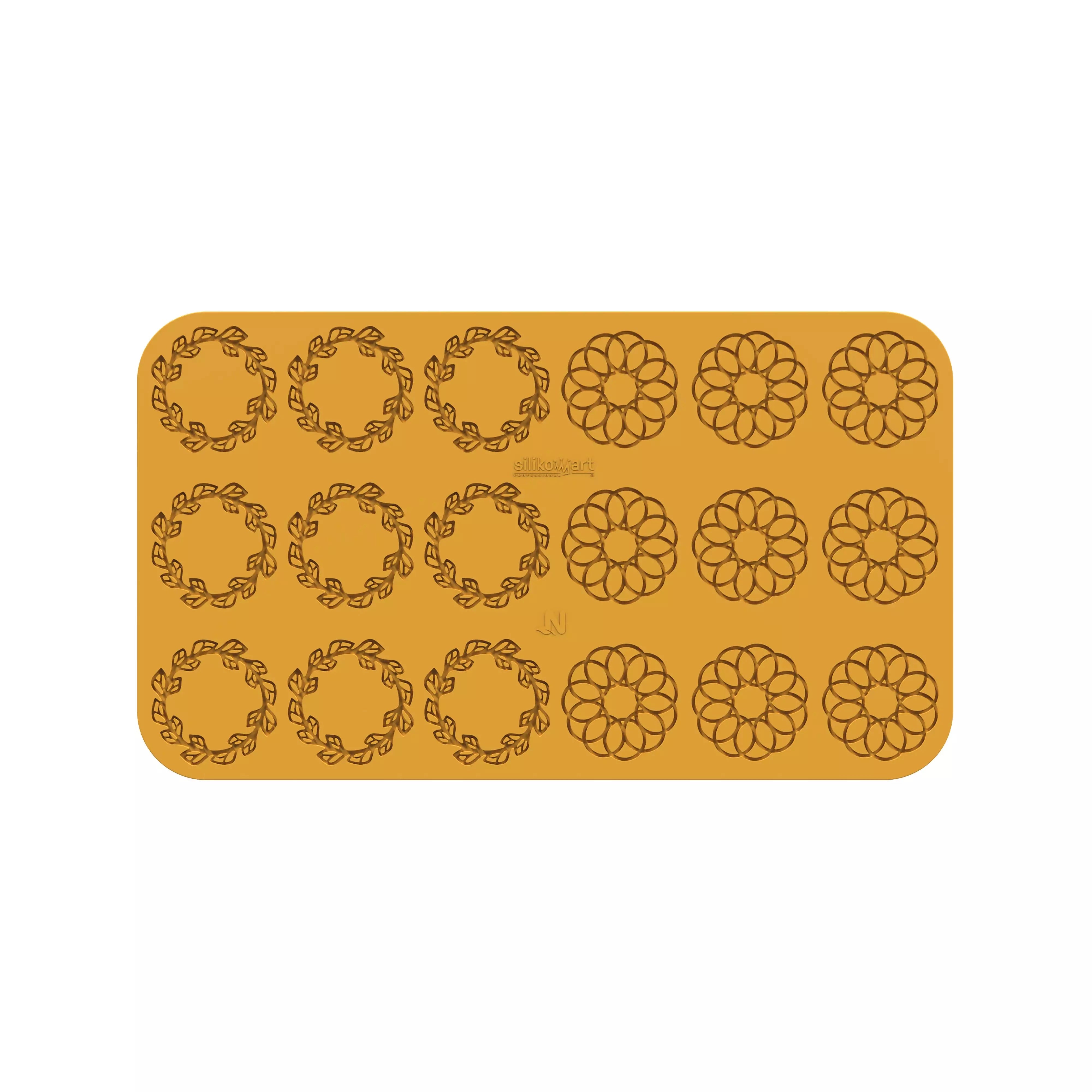 SILIKOMART Corona Silicone Decor Mould for Tuile and Chocolate 33.311.36.0065