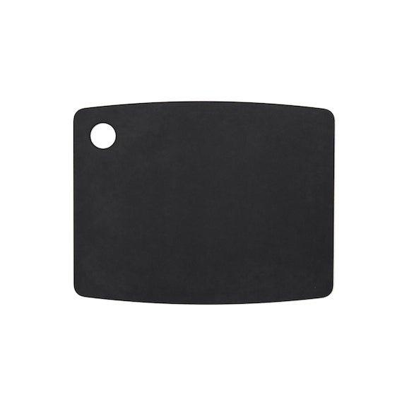 Black Epicurean kitchen series cutting board with 'Epicurean'  branding on a white background