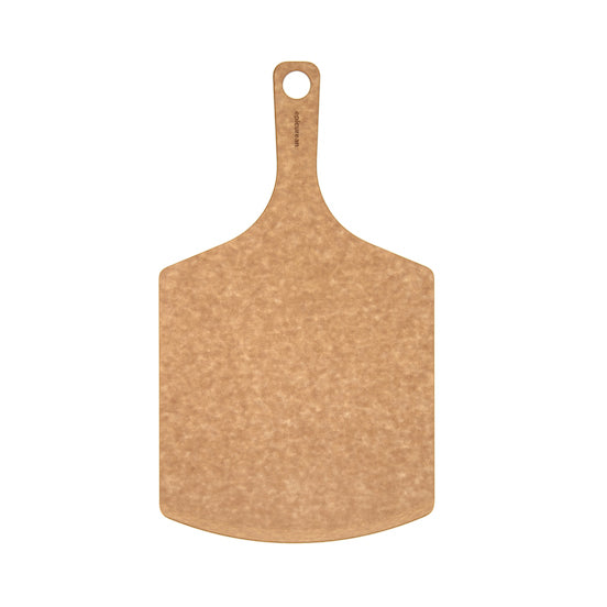 Epicurean pizza peel on a white background