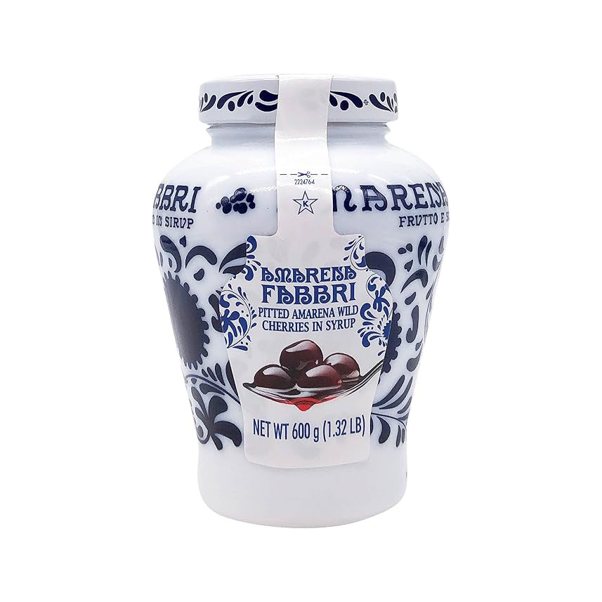 FABBRI Pitted Amarena Wild Cherries In Syrup, 600g