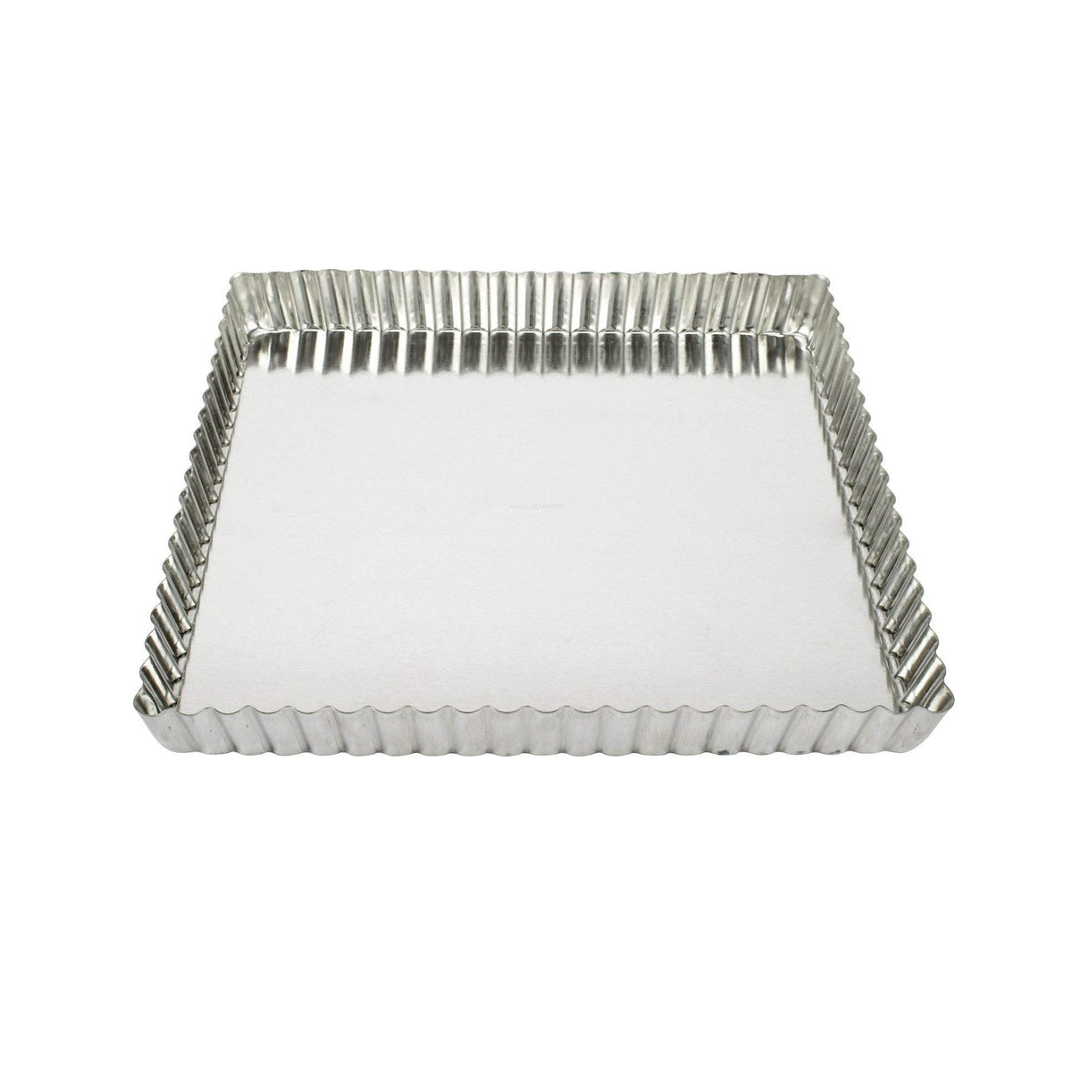 Gobel fluted quiche mould on a white background