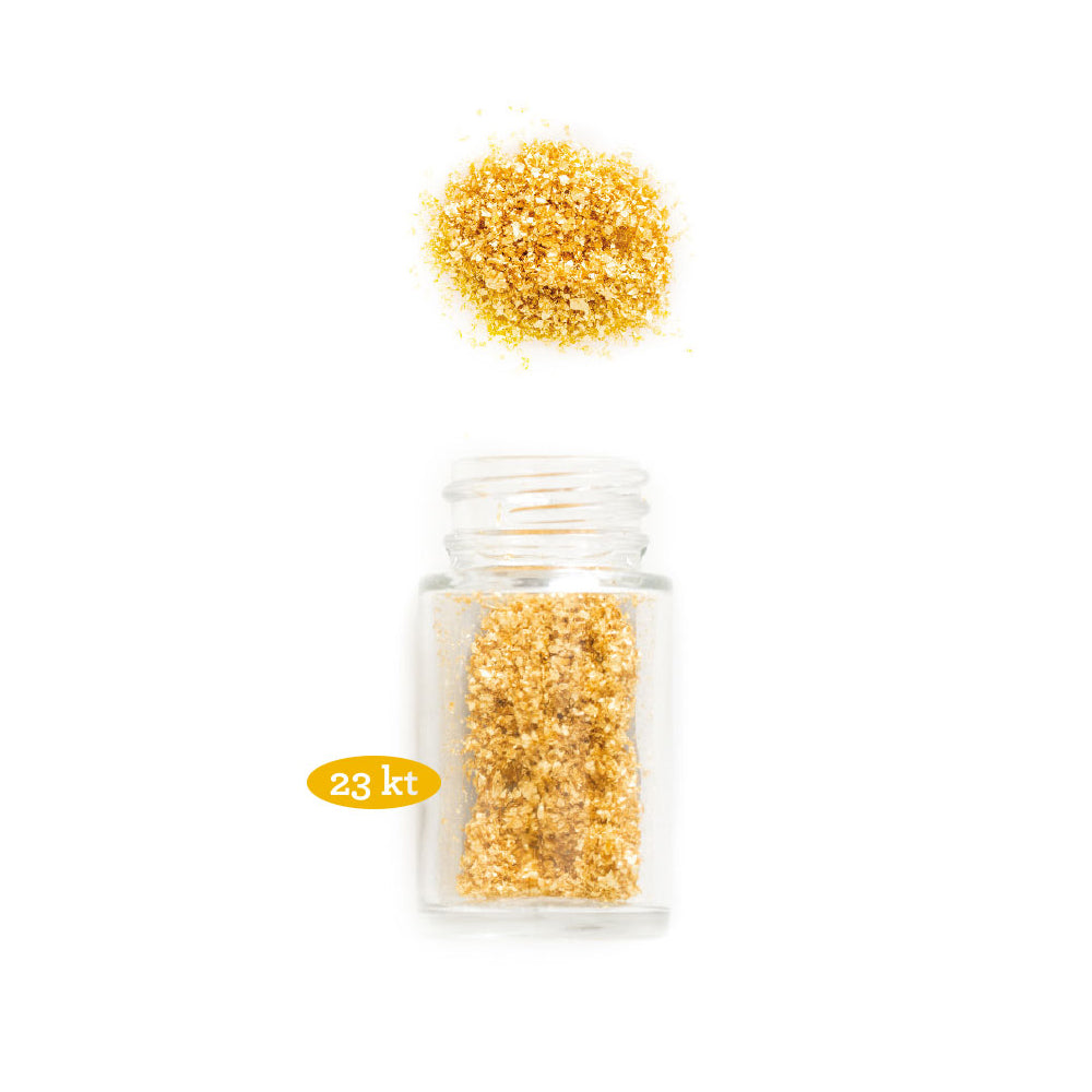 GUSTA SUPPLIES Genuine Edible 23KT Gold Dust, 125mg