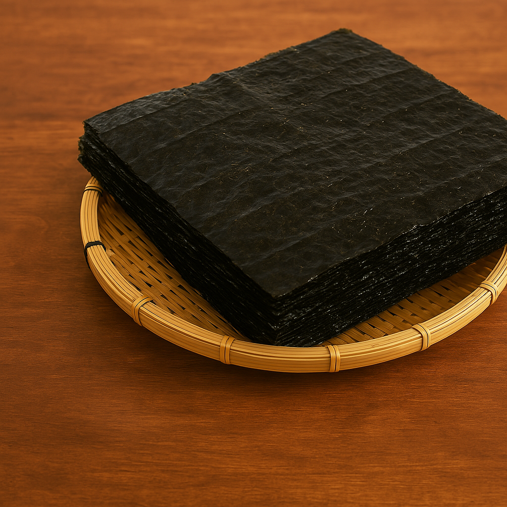 HAYASHIYA Premium Nori Seaweed Sheets – Blue Label, 50 Sheets – Authentic Japanese Sushi Nori