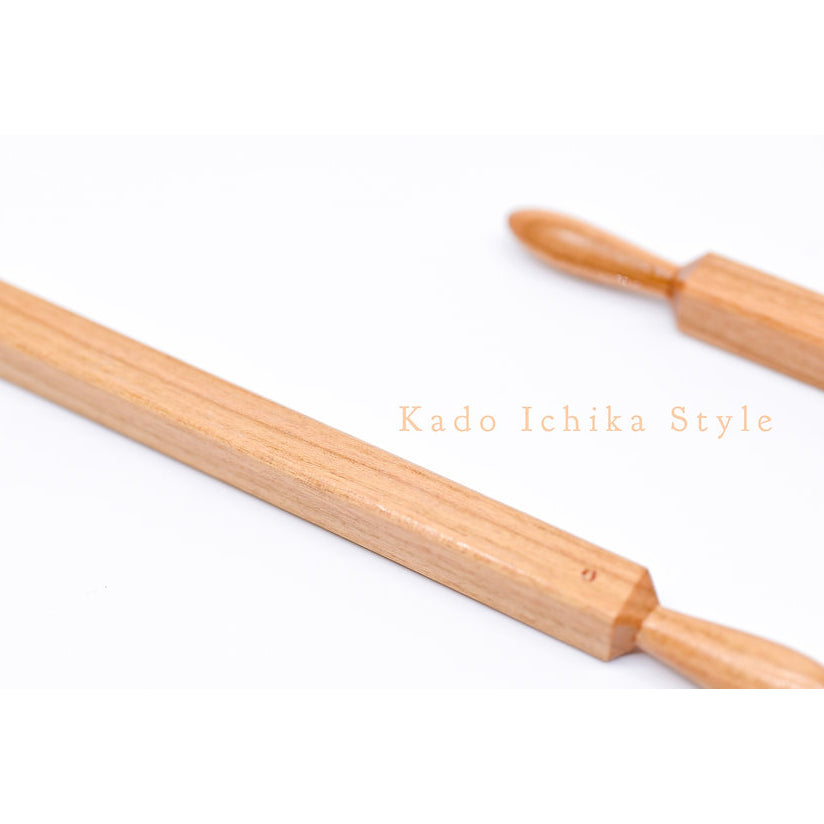 KADO ICHIKA Premium Sakura Wood Maruoshi, Round Push Rod 丸押棒