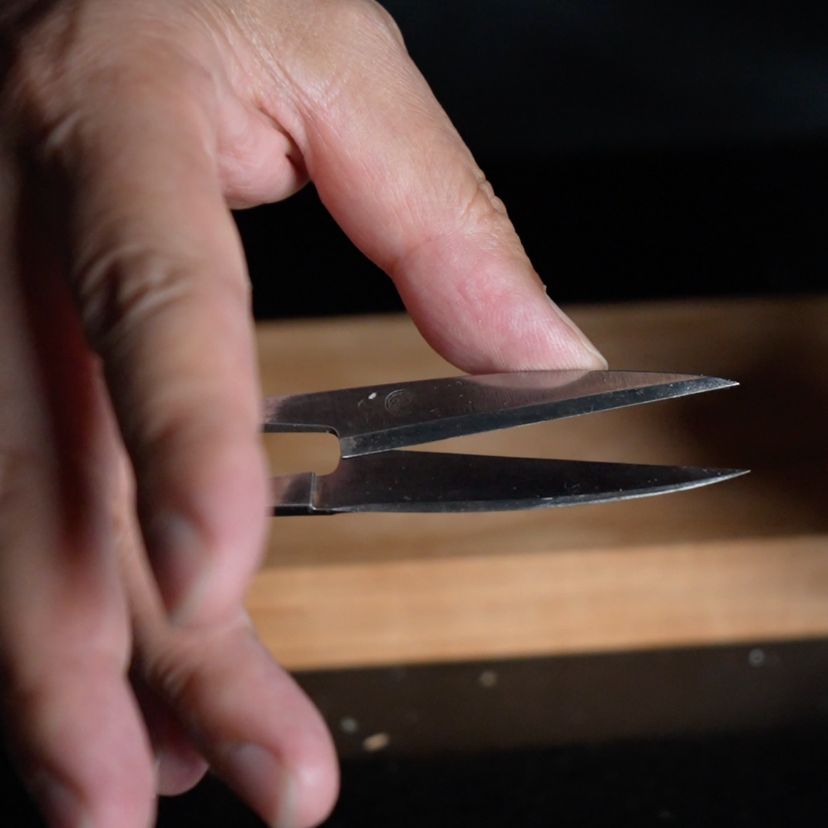 KADO ICHIKA Stainless Steel Wagashi Scissors 鋭刃式製菓御鋏