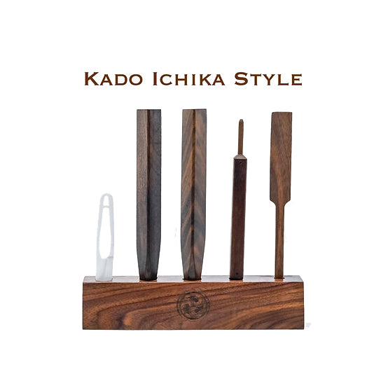 KADO ICHIKA Wagashi Nerikiri Wooden Tool Holder 道具立て