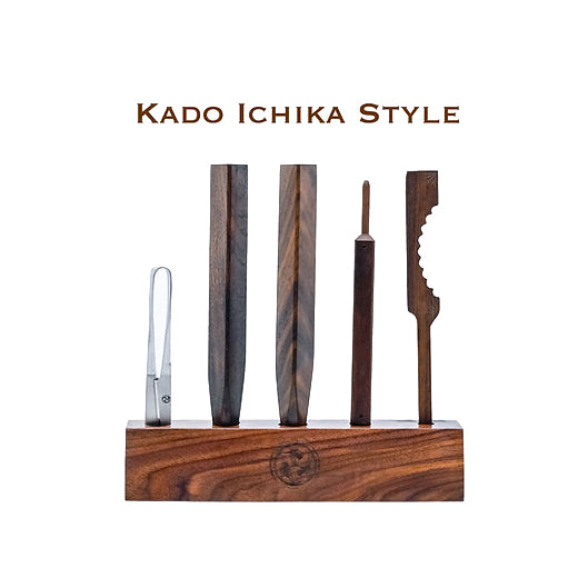 KADO ICHIKA Wagashi Nerikiri Wooden Tool Holder 道具立て