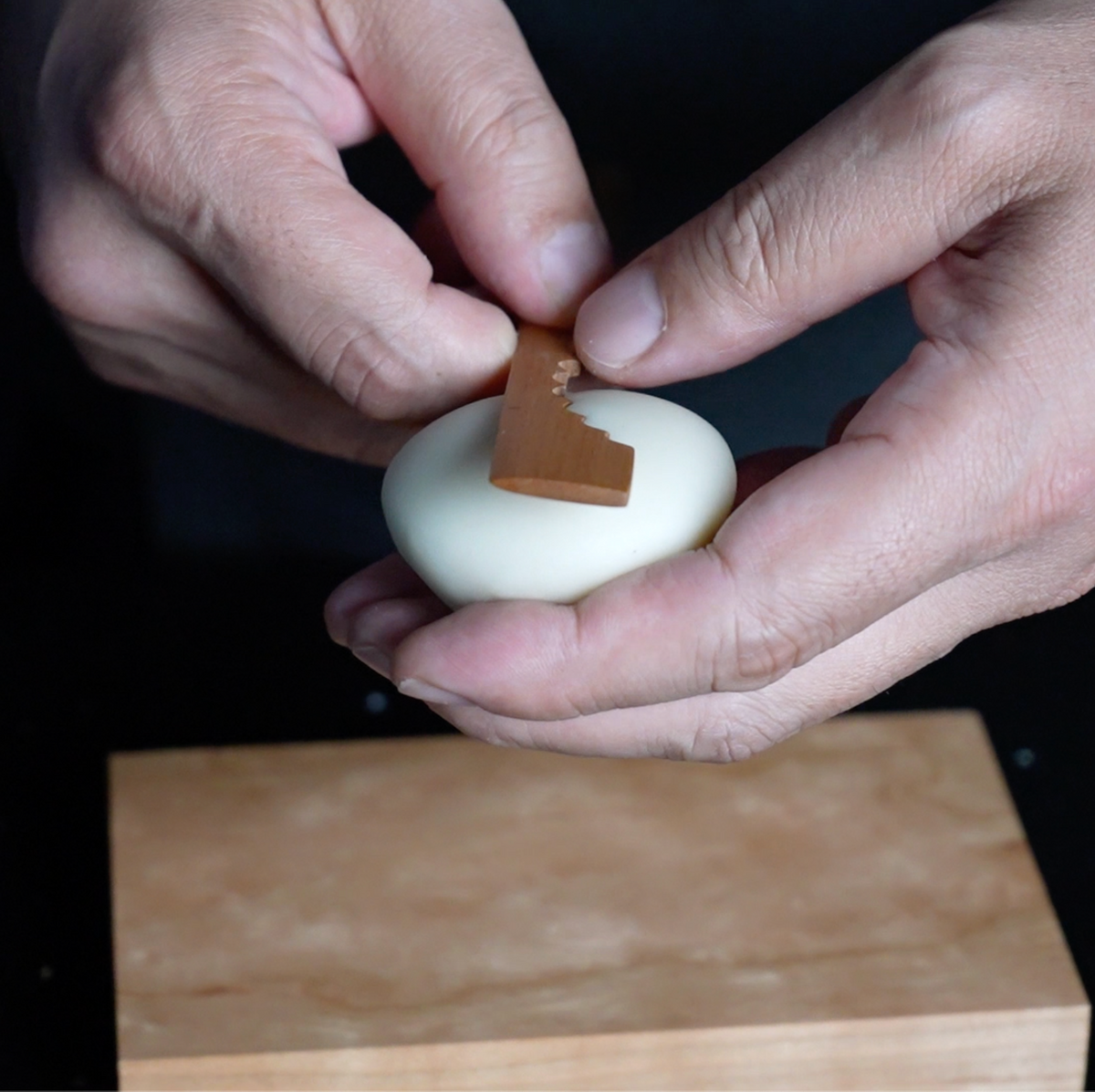 KADO ICHIKA Walnut Contour Blade Stick 新形ヘラ鯉