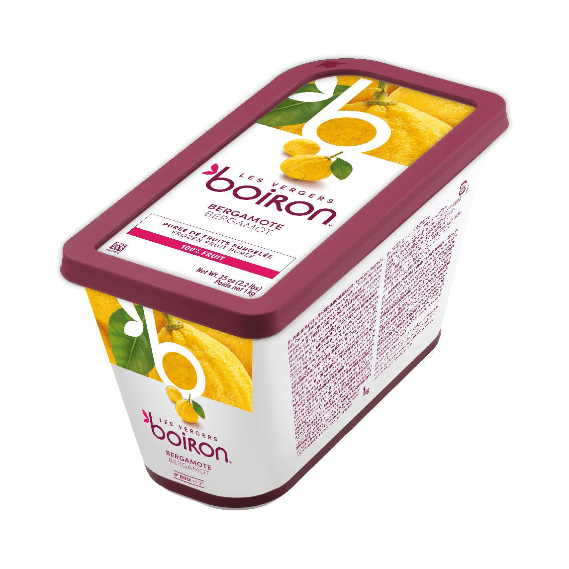 LES VERGERS BOIRON Frozen Fruit Puree – Bergamot