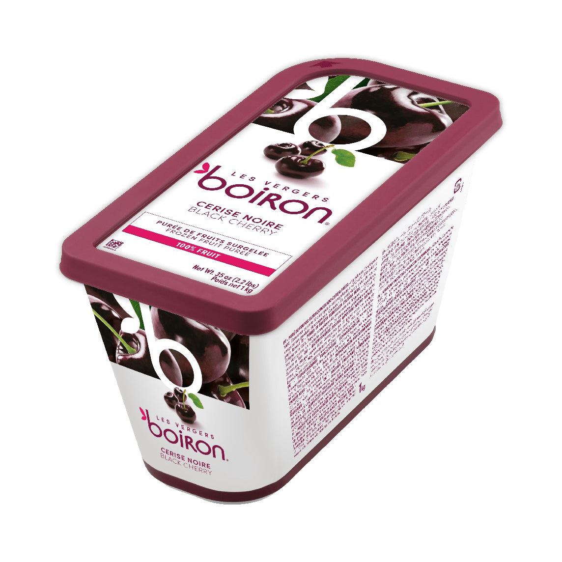 LES VERGERS BOIRON Frozen Fruit Puree – Black Cherry